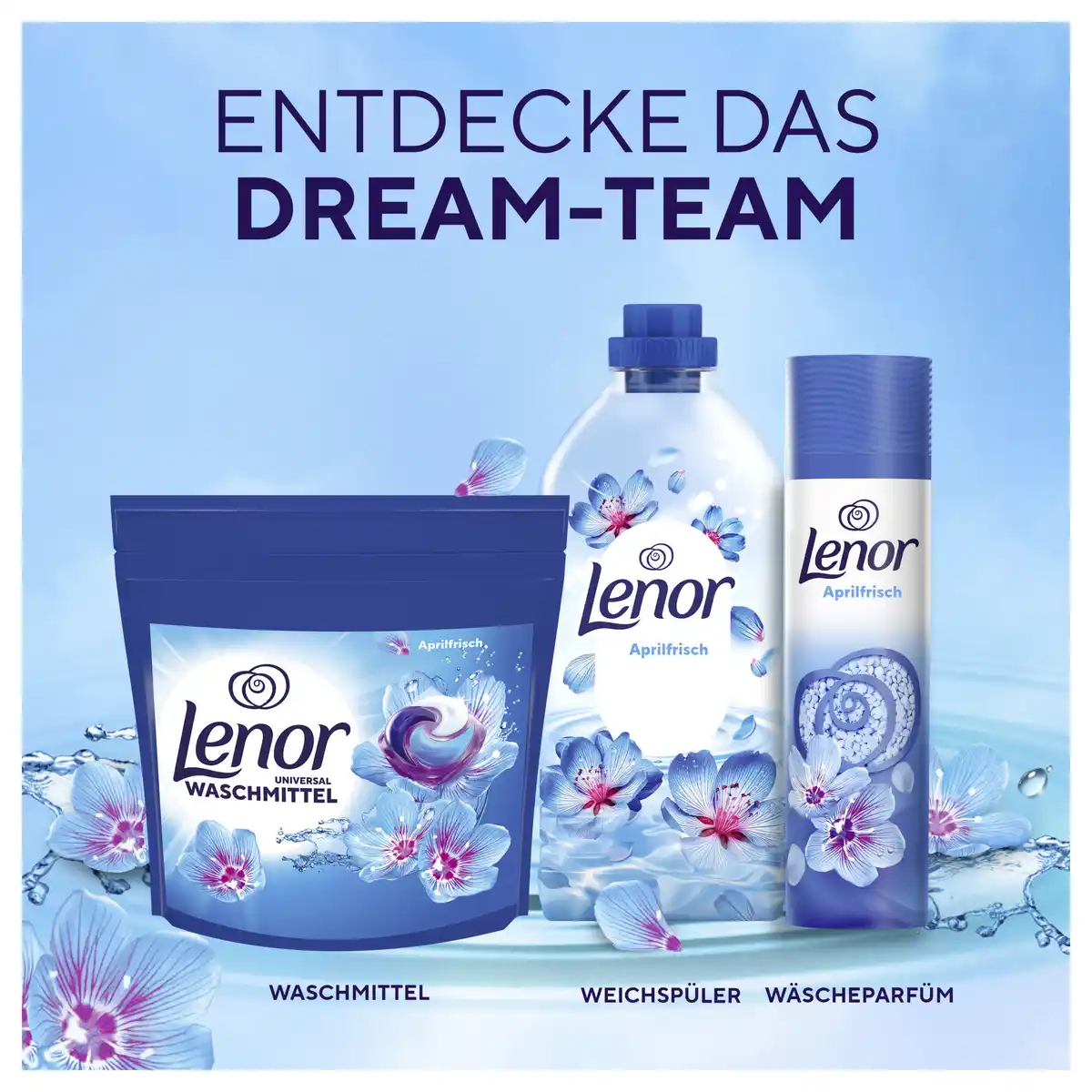 Bild 4 von Lenor Vollwaschmittel Pods Aprilfrisch Großpackung 100WL, 100 WL
