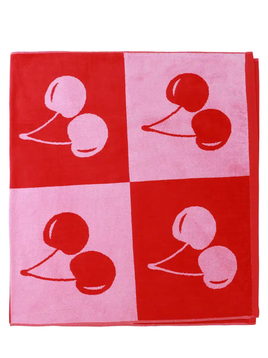 Bild 1 von Strandtuch "Kirschen" - 86 x 160 cm Pink