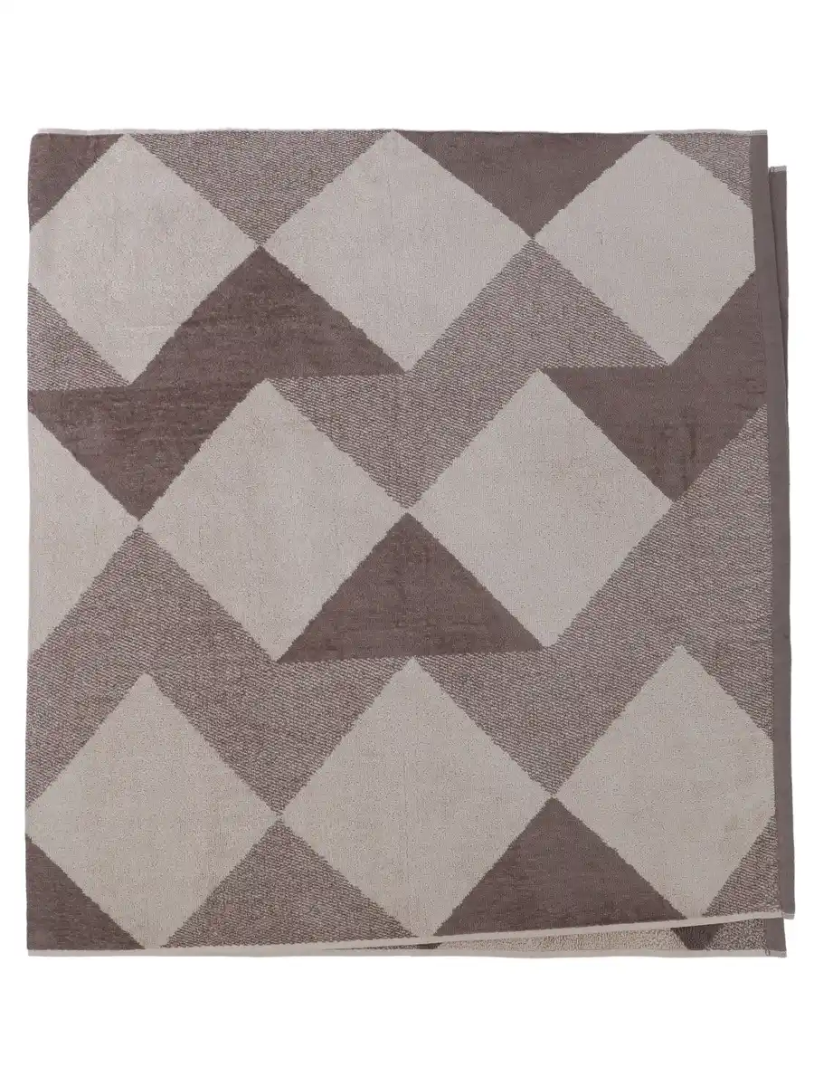 Bild 1 von Strandtuch mit geometrischen Formen 86 x 160 cm Beige