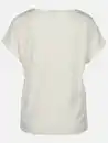 Bild 2 von Damen Shirt mit Print und Glitzersteinchen Weiß