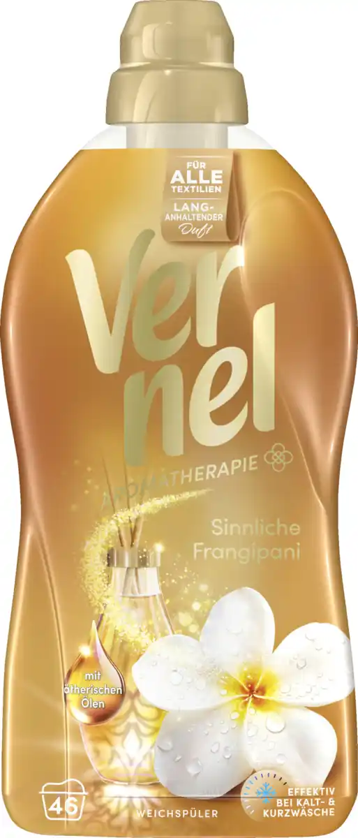 Bild 1 von Vernel Weichspüler Aromatherapie Sinnliche Frangipani 46 WL