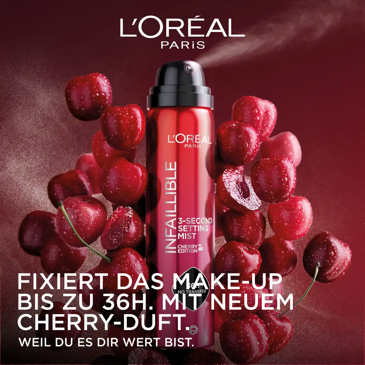 Bild 4 von L’Oréal Paris Infaillible 3-Second Setting Mist Setting Spray, 75 ml