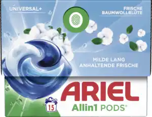 Ariel Vollwaschmittel Pods All-in-1 Frische Baumwollblüte 15WL, 15 WL