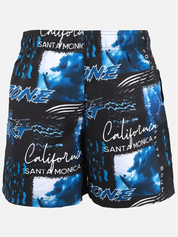 Bild 2 von Jungen Badeshorts mit Print Schwarz