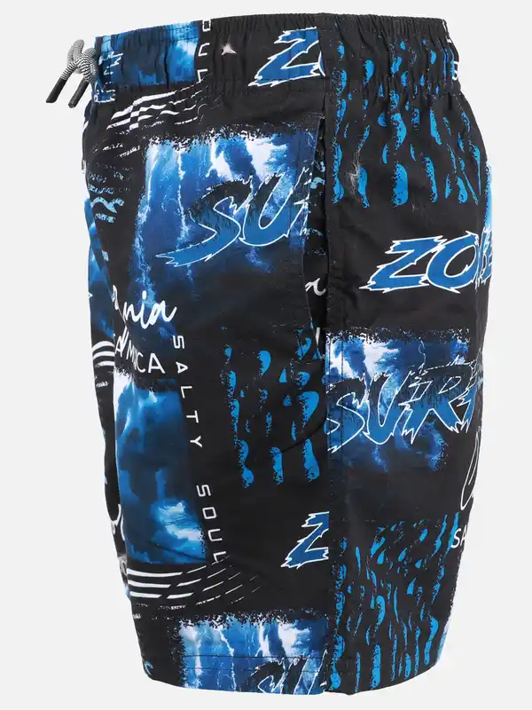 Bild 3 von Jungen Badeshorts mit Print Schwarz