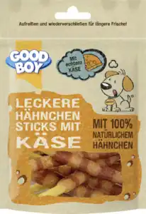 Good Boy Käse-Hähnchen-Sticks, 80 g
