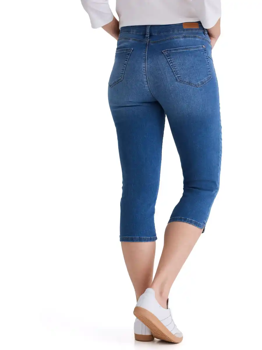 Bild 2 von Damen Jeans Capri Skinny Fit Blau