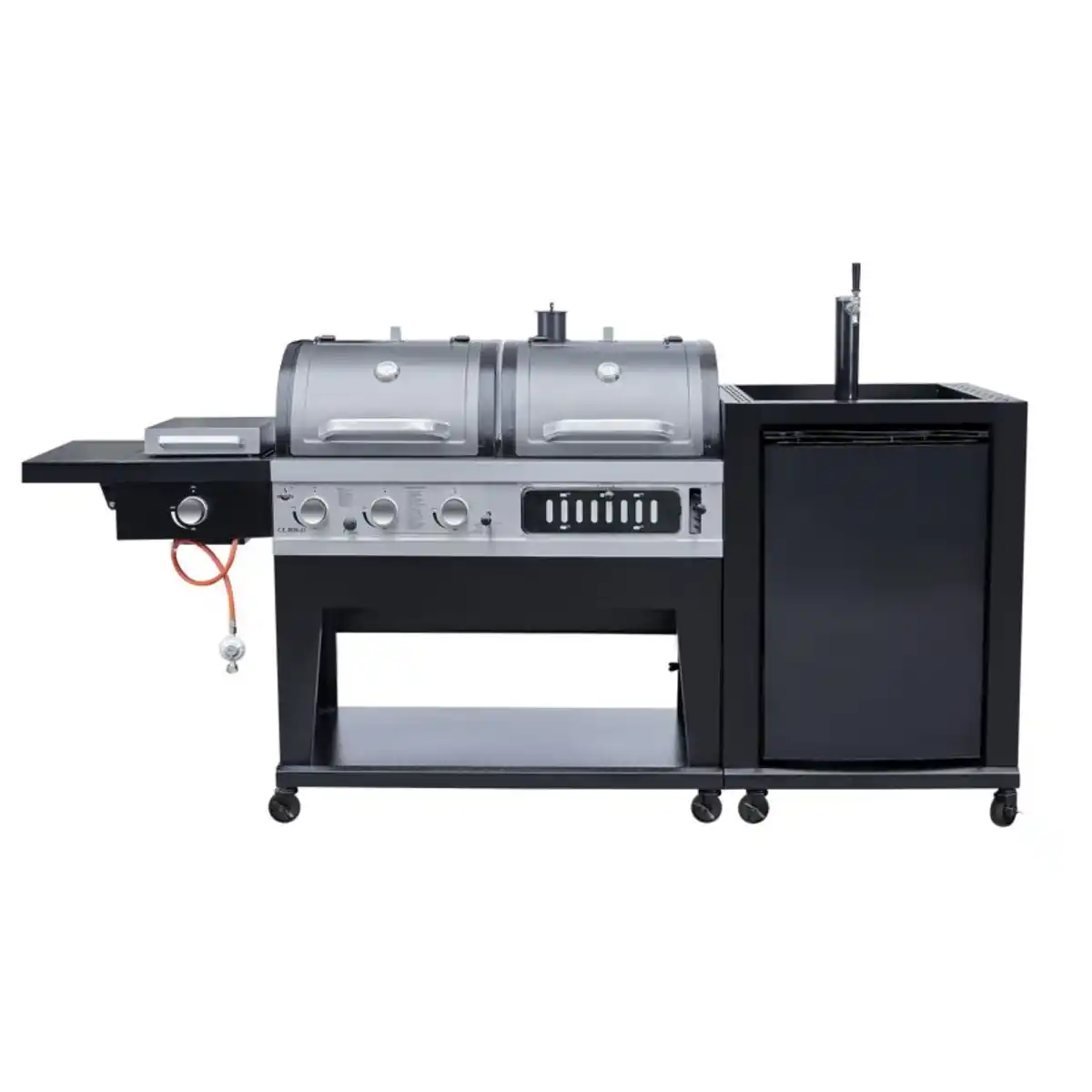 Bild 1 von El Fuego Kombigrill schwarz 236 x 138 x 68 cm