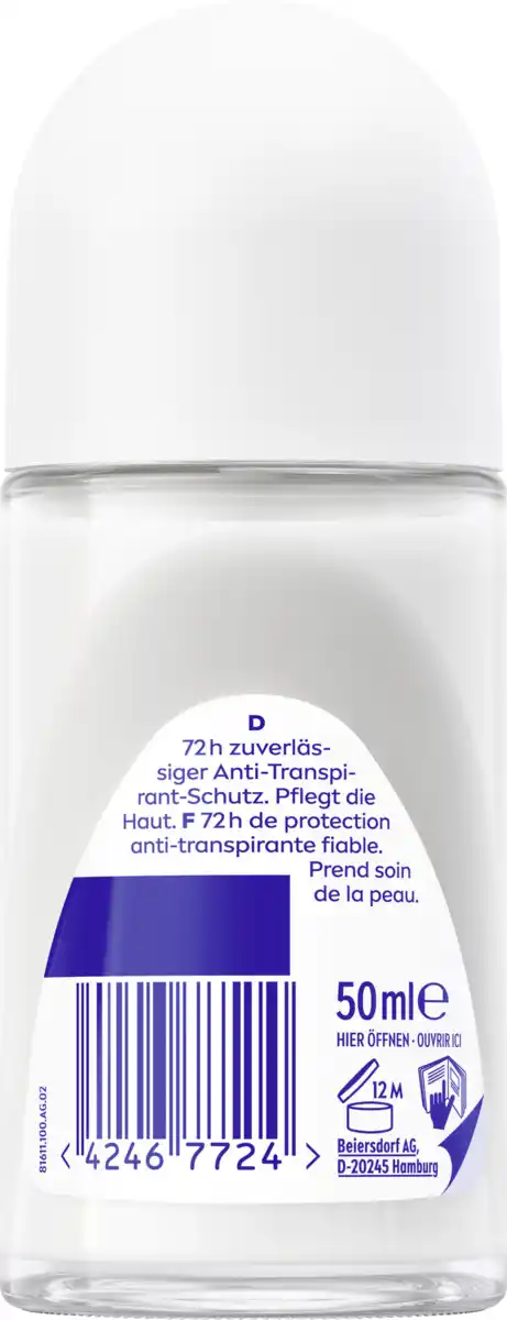 Bild 2 von NIVEA Dry Comfort Anti-Transpirant Roll-On, 50 ml