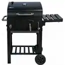 Bild 1 von El Fuego Holzkohlegrill 'Ontario II' schwarz 100 x 105 x 47 cm