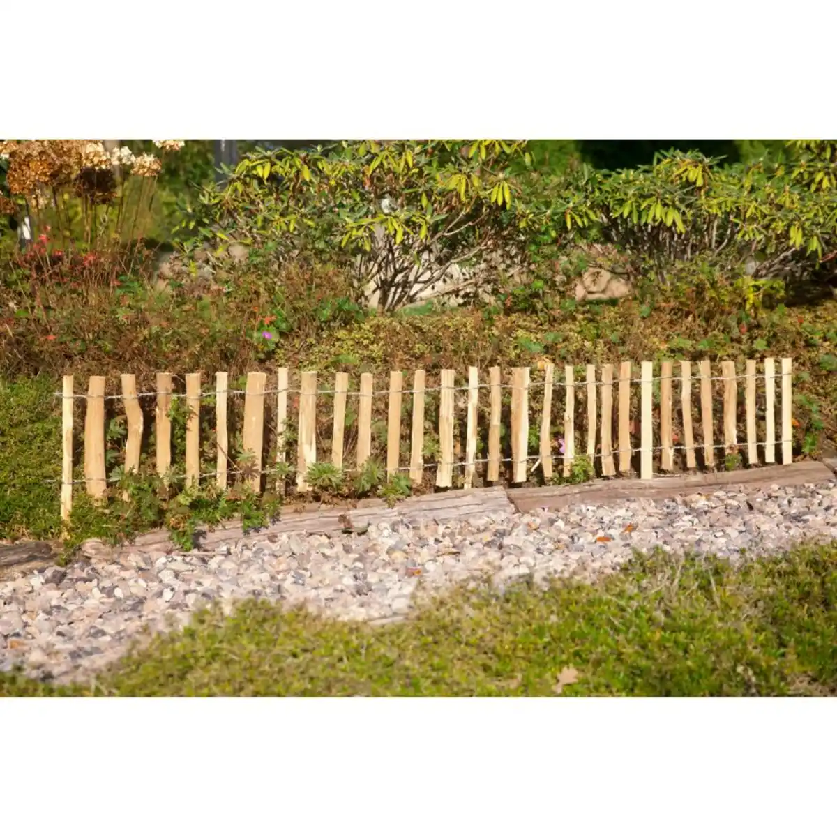 Bild 1 von Kiehn-Holz Beeteinfassung Haselnussholz 200 x 28/45 cm