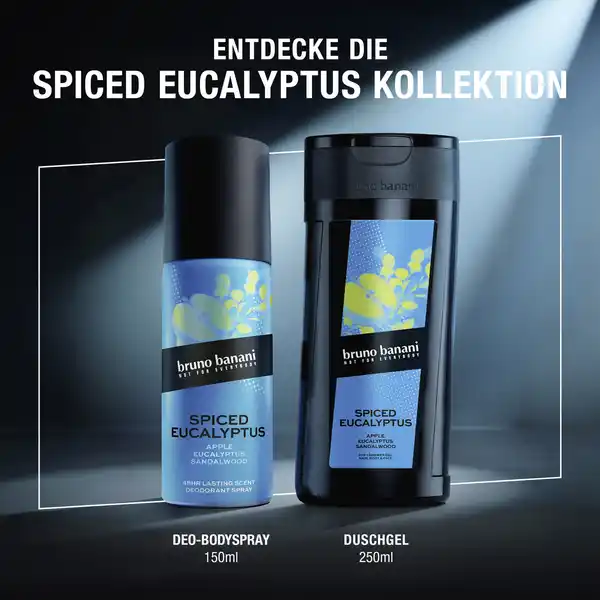 Bild 3 von bruno banani 3 in 1 Shower Gel Spiced Eucalyptus, 250 ml