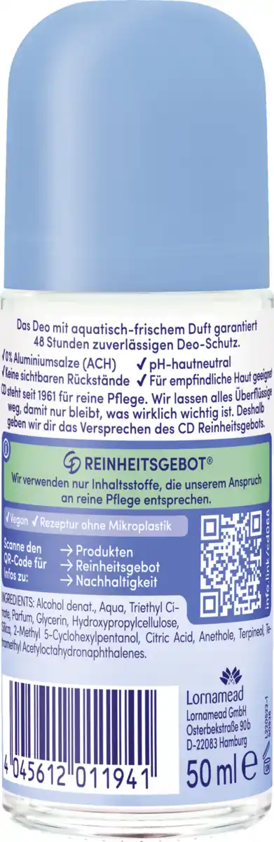 Bild 2 von CD Deo Roll-on Grosse Freiheit, 50 ml