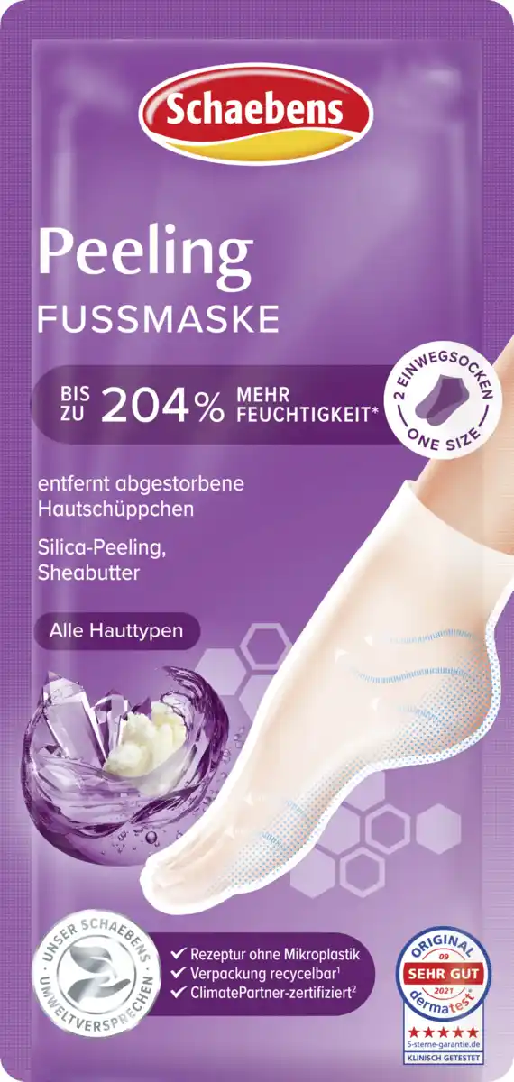 Bild 1 von Schaebens Peeling Fußmaske