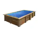 Bild 1 von GRE Massivholzpool-Set ''Lemon' 375 x 200 x 68 cm mit Leiter und Sandfilter
