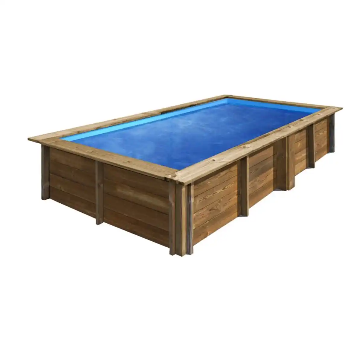 Bild 1 von GRE Massivholzpool-Set ''Lemon' 375 x 200 x 68 cm mit Leiter und Sandfilter