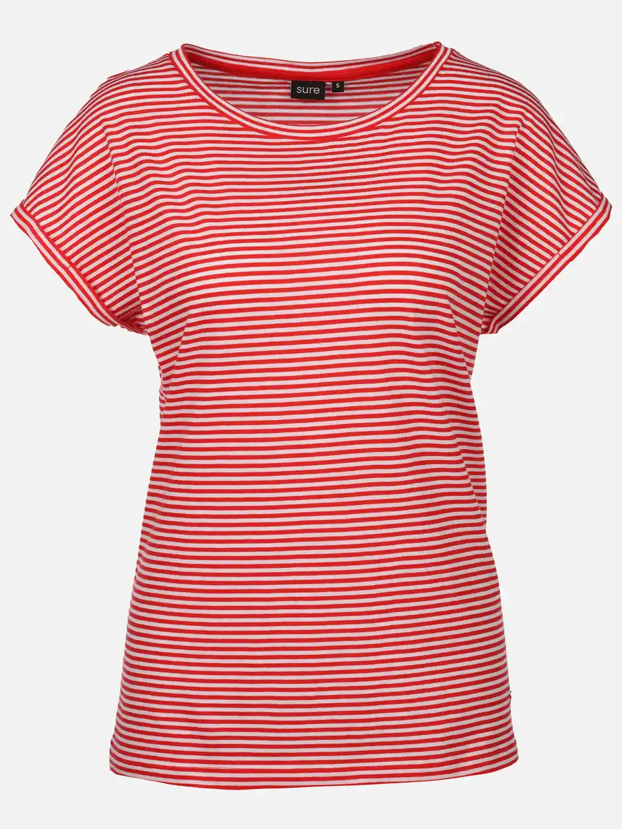 Bild 1 von Damen Streifenshirt Rot