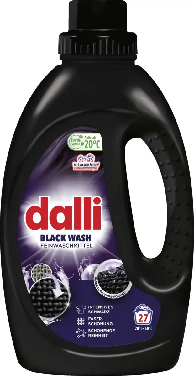 Bild 1 von dalli Feinwaschmittel Flüssig Black Wash 27WL, 27 WL