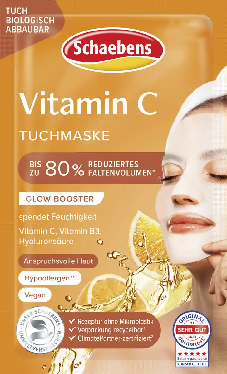 Bild 1 von Schaebens Vitamin C Tuchmaske