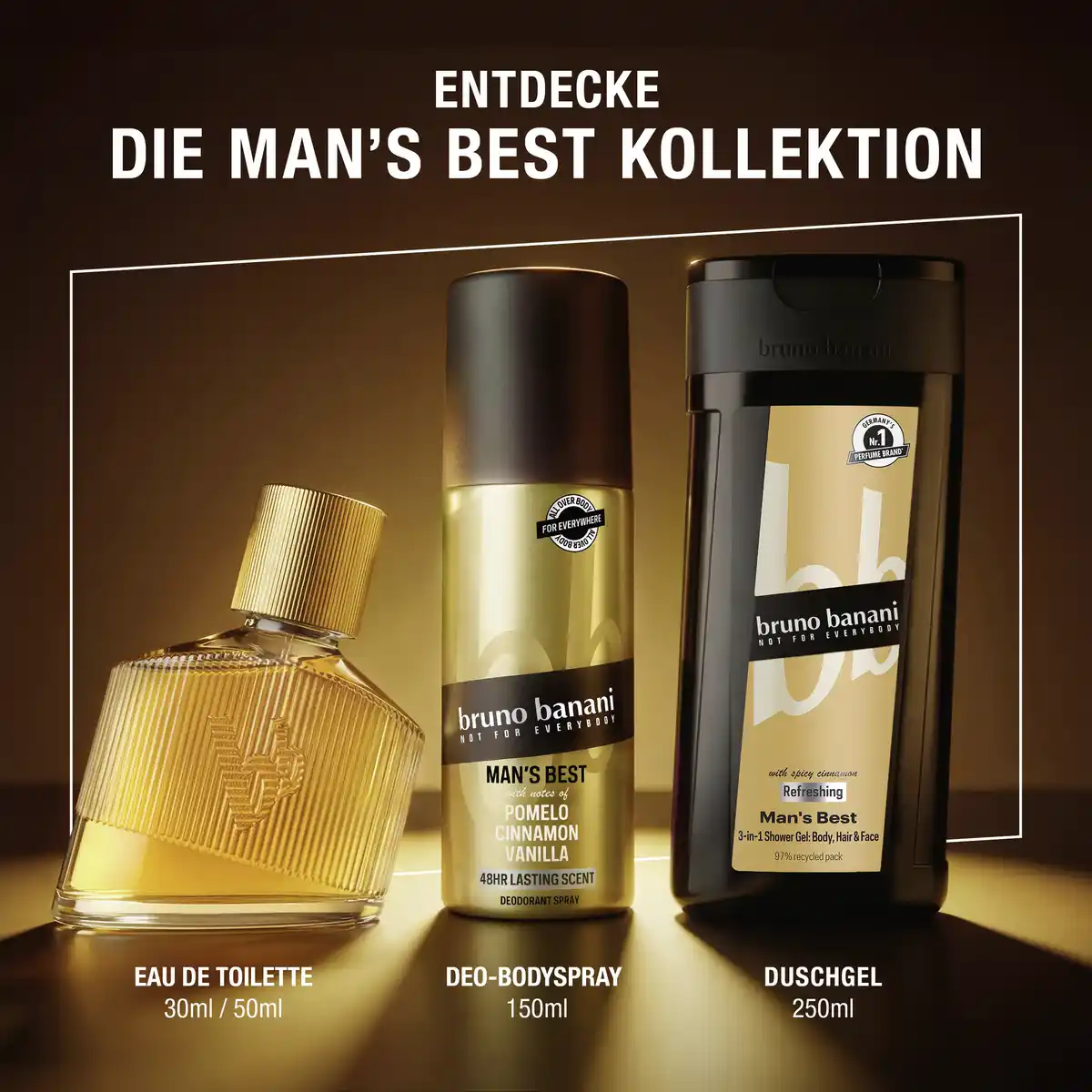 Bild 2 von bruno banani Man’s Best Deodorant Spray, 150 ml