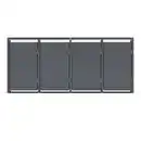 Bild 1 von Plats Mülltonnenbox anthrazit 265 x 116 x 80 cm