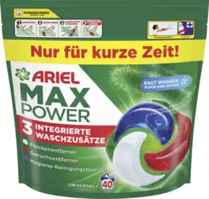 Ariel Vollwaschmittel Pods MaxPower Universal 40WL, 40 WL