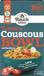 Bauck Mühle Bio Couscous Bowl Tomate mit Basilikum, 140 g