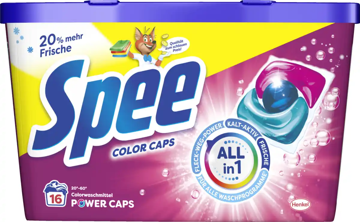 Bild 1 von Spee Colorwaschmittel Power Caps All in 1 16 WL