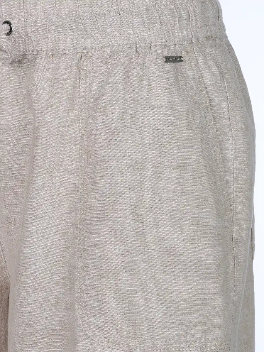 Bild 4 von Damen Leinenshorts Weiß