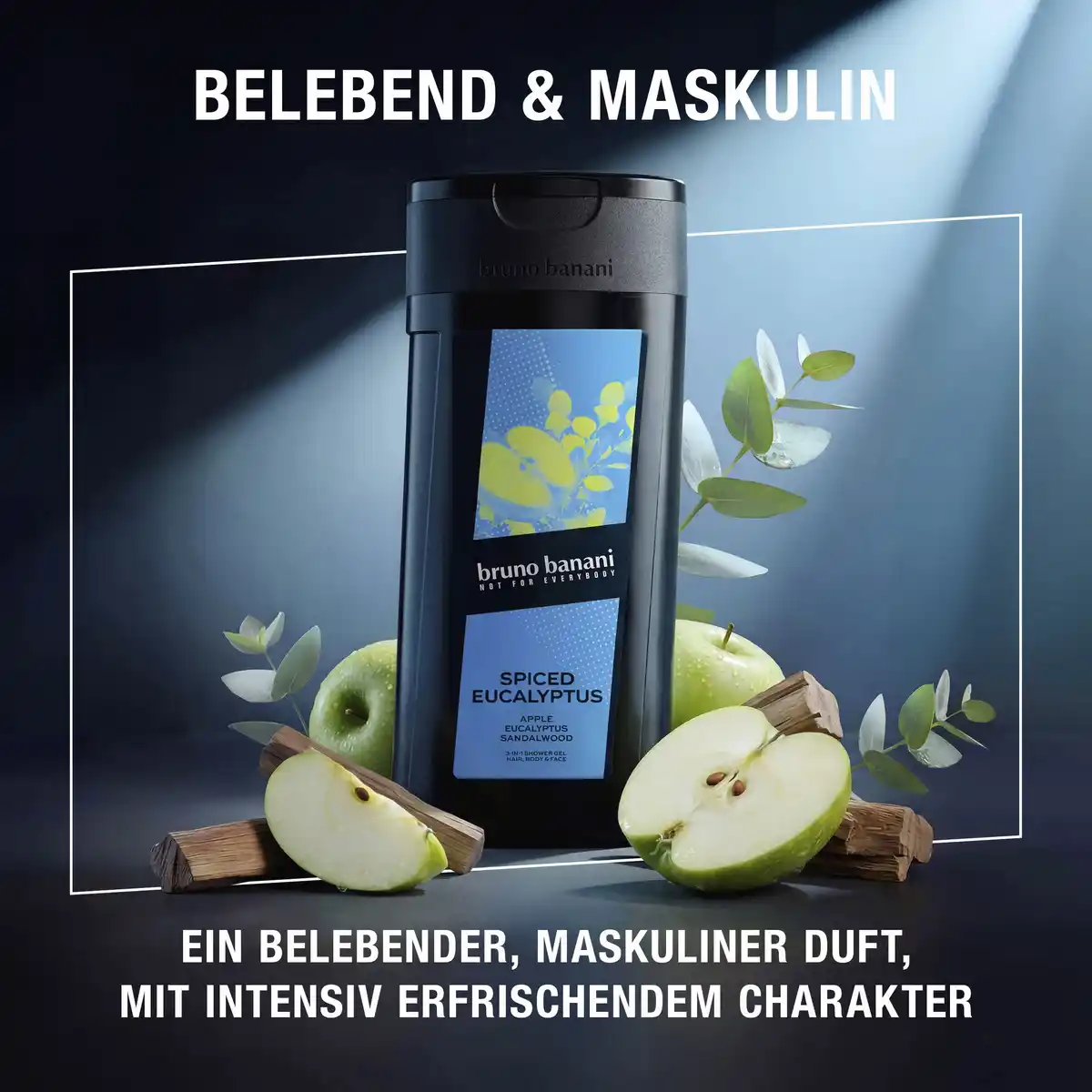 Bild 4 von bruno banani 3 in 1 Shower Gel Spiced Eucalyptus, 250 ml