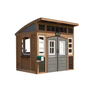 Zwerkules Spielhaus 'Trolli' FSC®‑zertifiziertes Spießtannenholz 177,3 x 138,86 x 155,63 cm