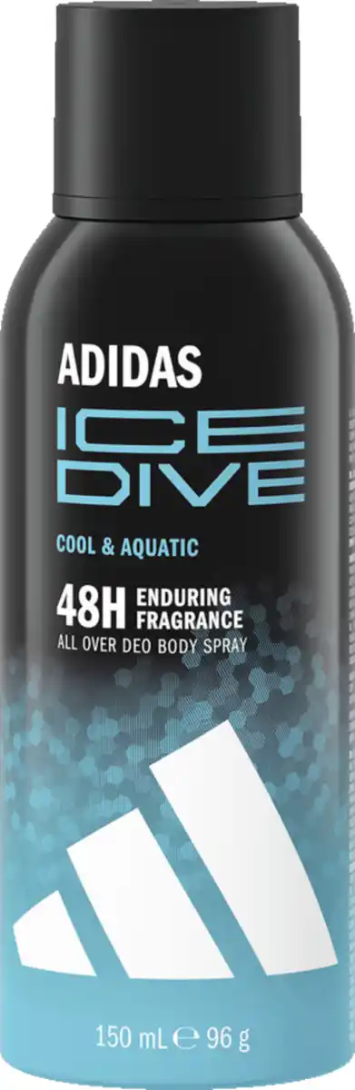 Bild 1 von adidas All Over Deo Body Spray Ice Dive, 150 ml