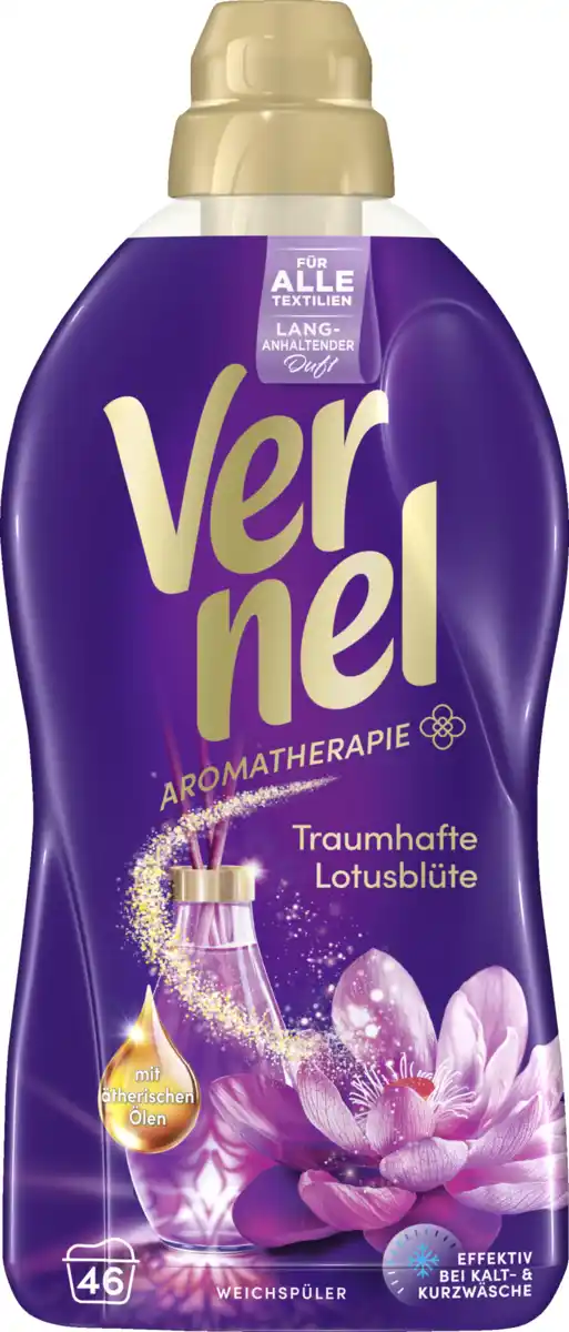 Bild 1 von Vernel Weichspüler Aromatherapie Traumhafte Lotusblüte 46 WL