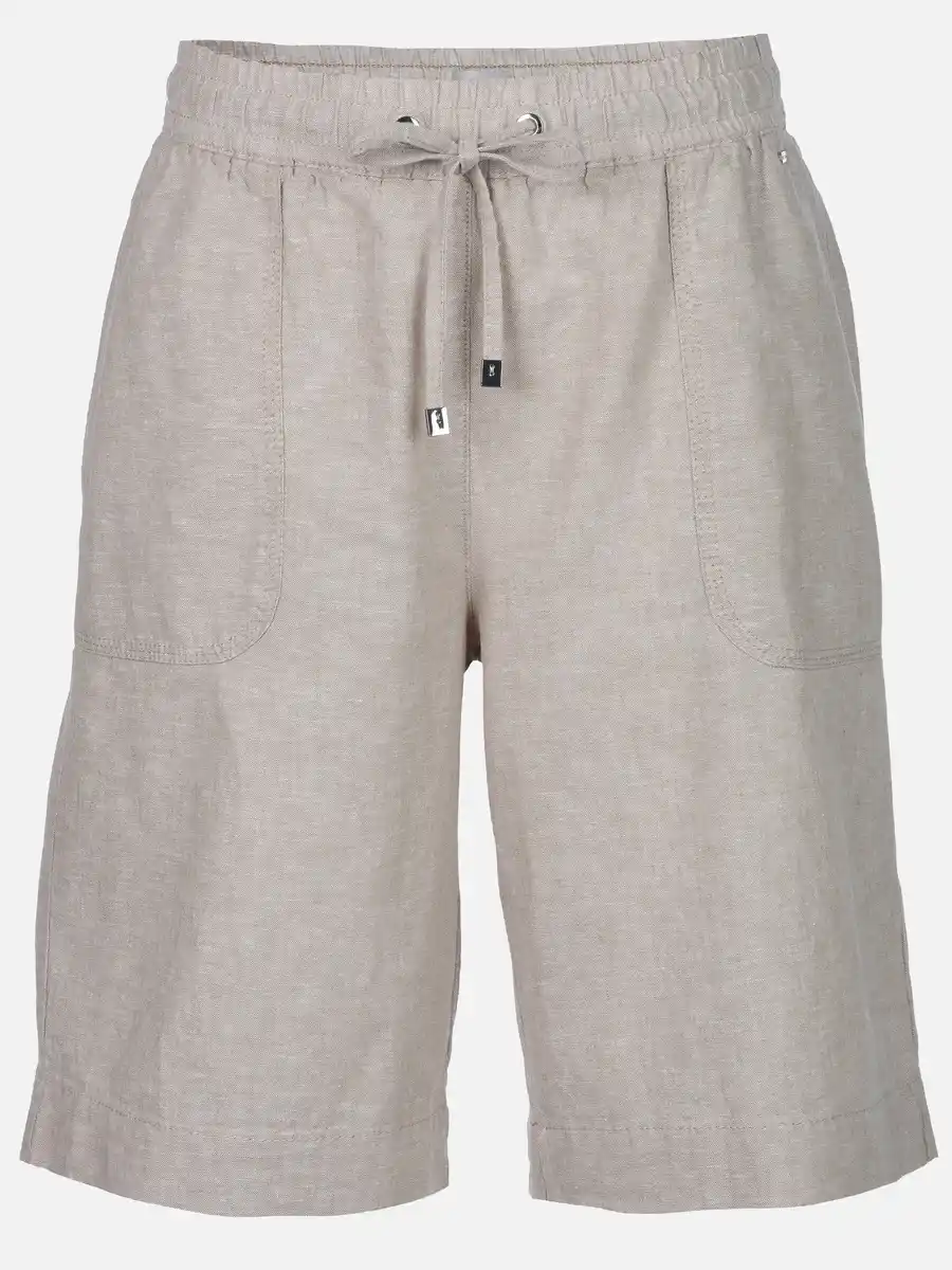 Bild 1 von Damen Leinenshorts Weiß