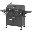 Bild 1 von El Fuego Holzkohlegrill 'Grand Ontario' schwarz 154 x 131 x 68,5 cm