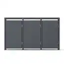 Bild 1 von Plats Mülltonnenbox anthrazit 198,5 x 116 x 80 cm