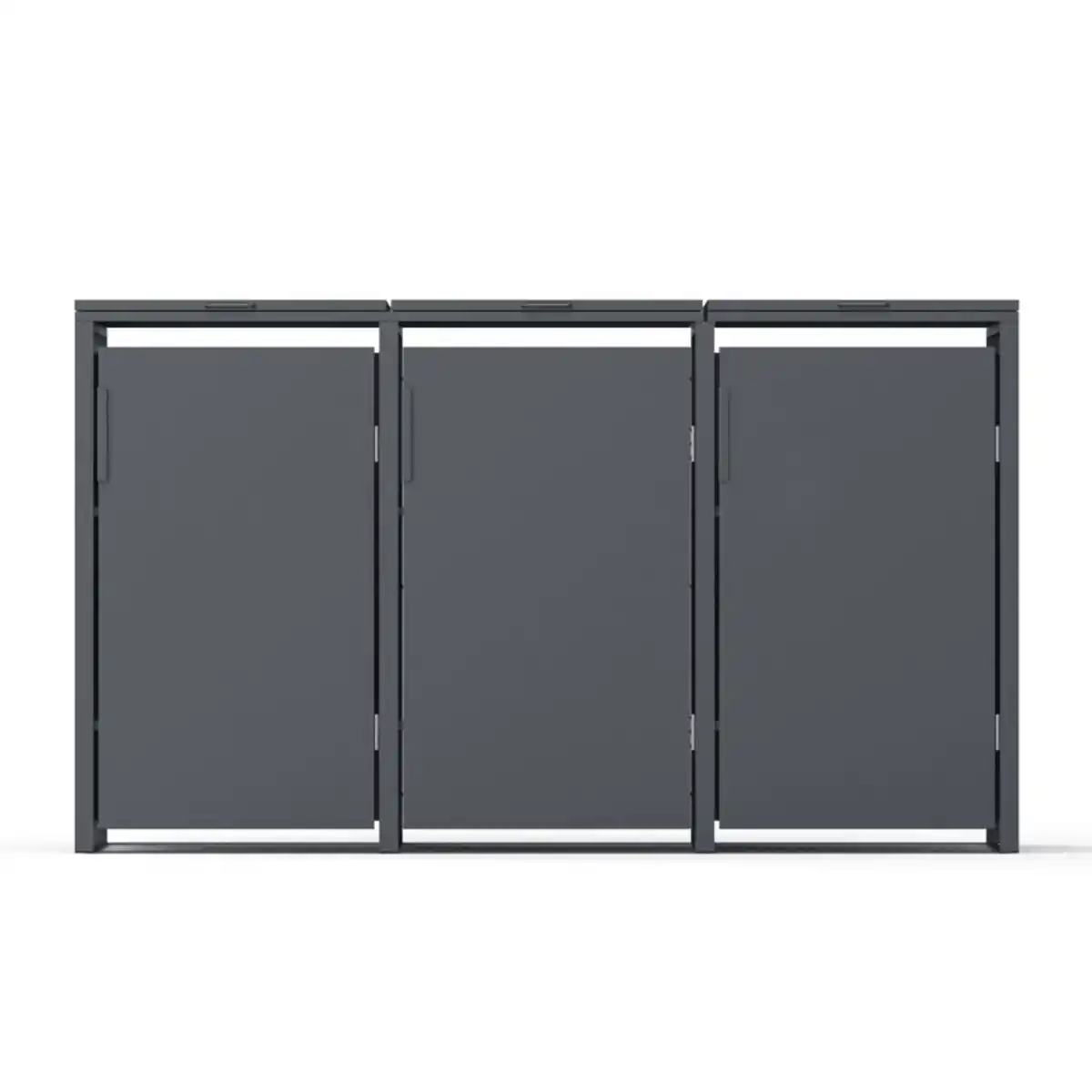 Bild 1 von Plats Mülltonnenbox anthrazit 198,5 x 116 x 80 cm