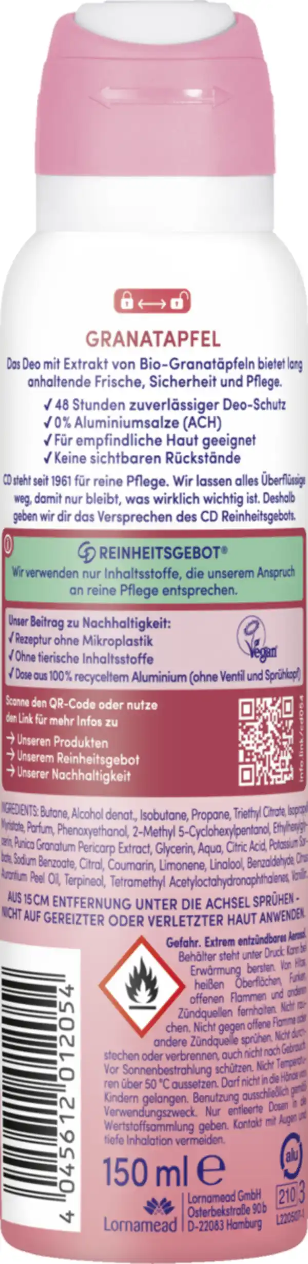 Bild 2 von CD Deo Spray Granatapfel, 150 ml