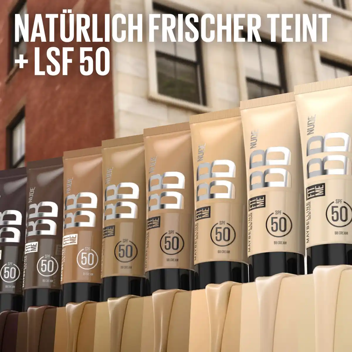 Bild 3 von Maybelline New York Fit me Nude BB Cream Nr. 10 + LSF 50, 30 ml