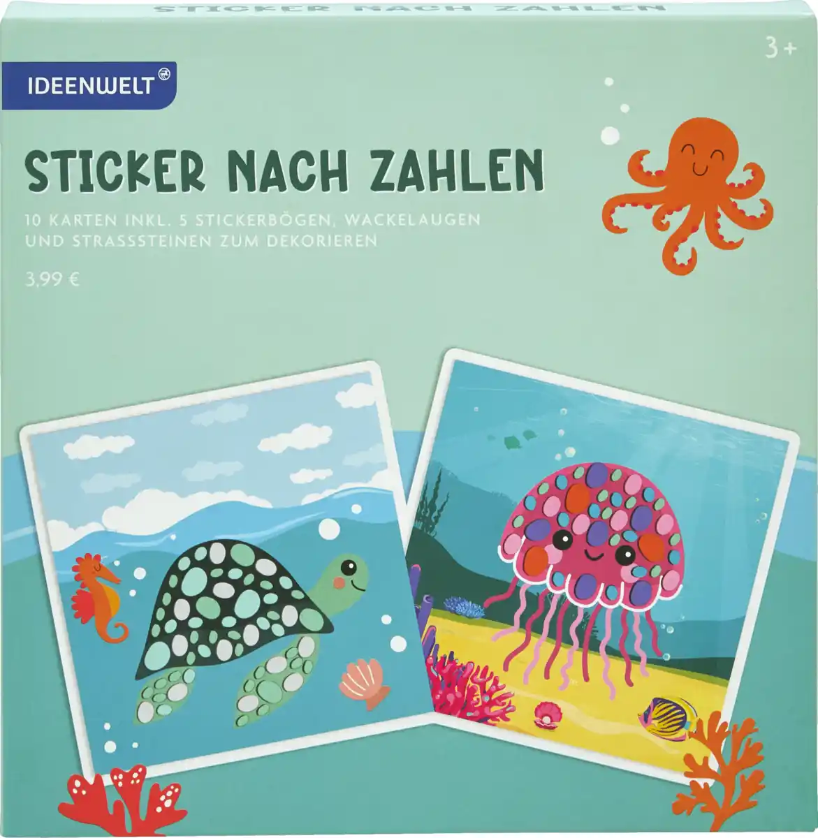 Bild 1 von IDEENWELT Sticker nach Zahlen Set