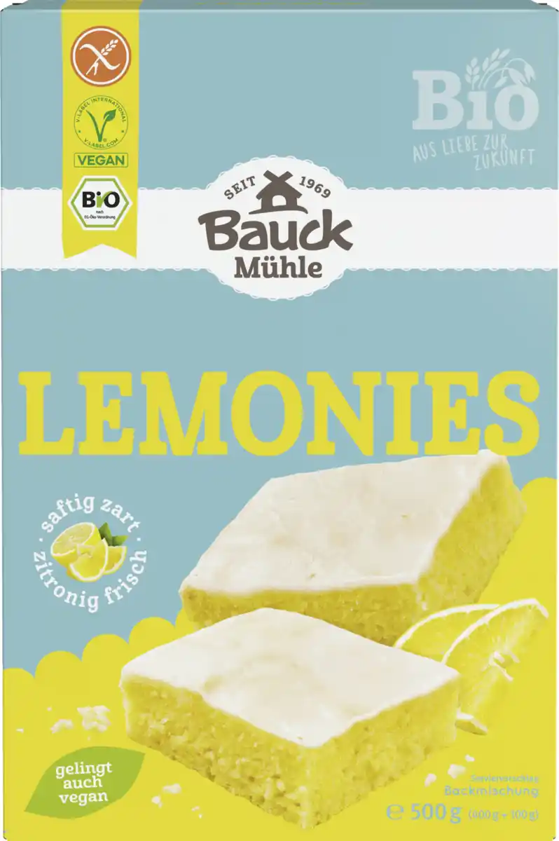Bild 1 von Bauck Mühle Bio Lemonies Backmischung, 500 g