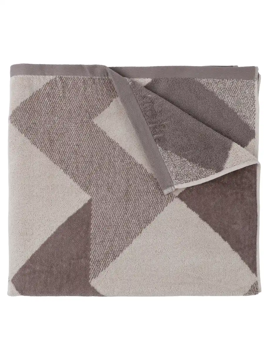 Bild 2 von Strandtuch mit geometrischen Formen 86 x 160 cm Beige