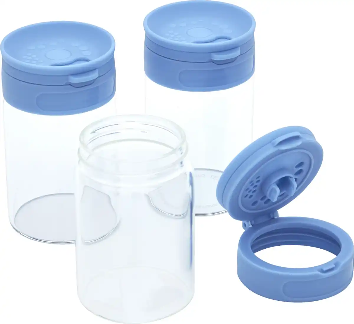 Bild 2 von IDEENWELT Gewürzgläser 3er-Set blau