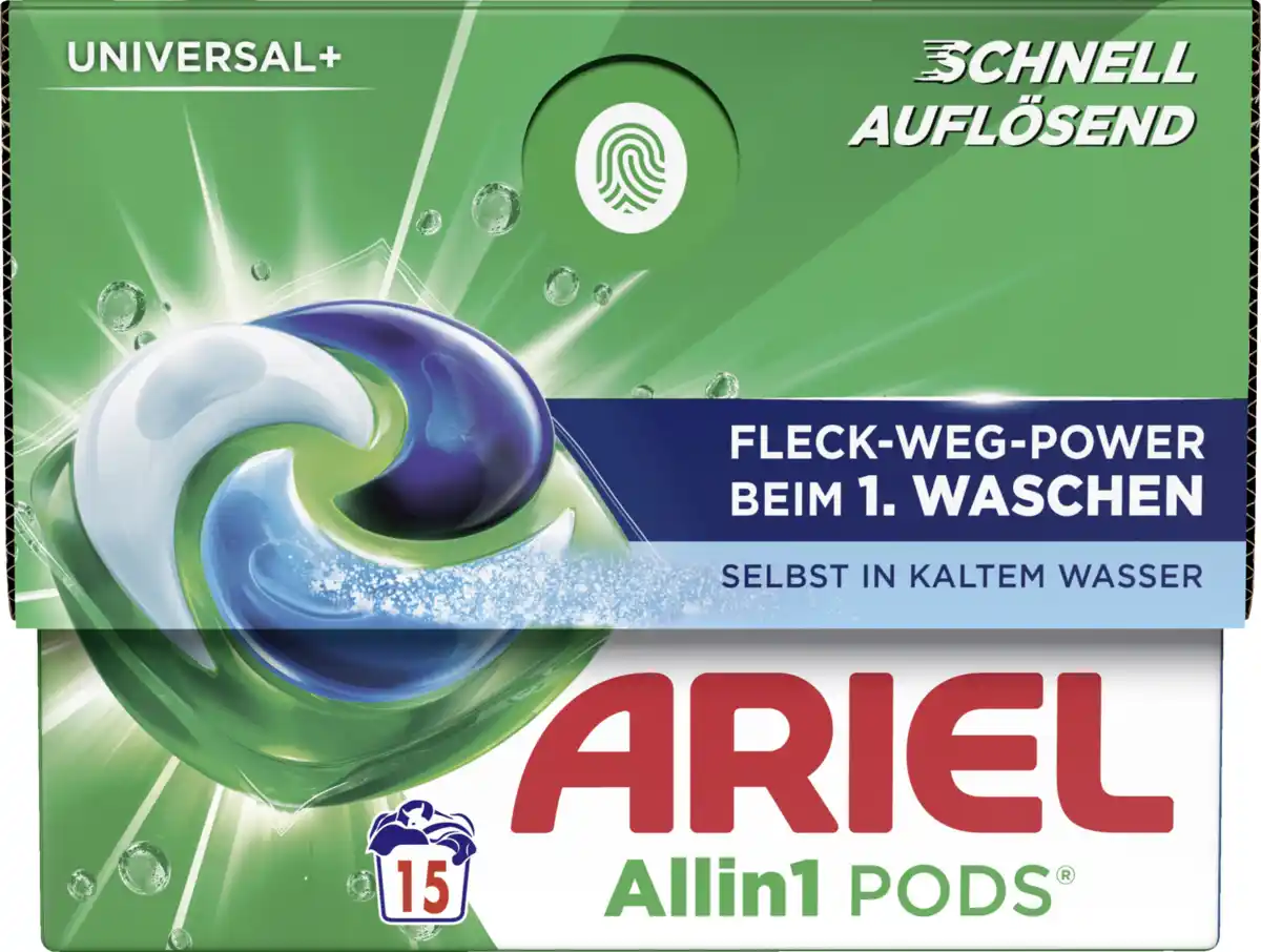 Bild 1 von Ariel Universalwaschmittel Pods 15 WL