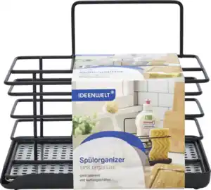 IDEENWELT Spülorganizer schwarz