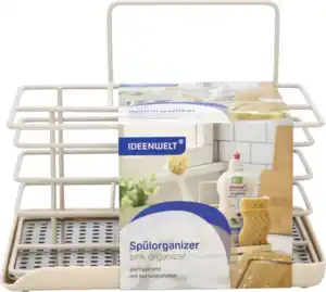IDEENWELT Spülorganizer creme