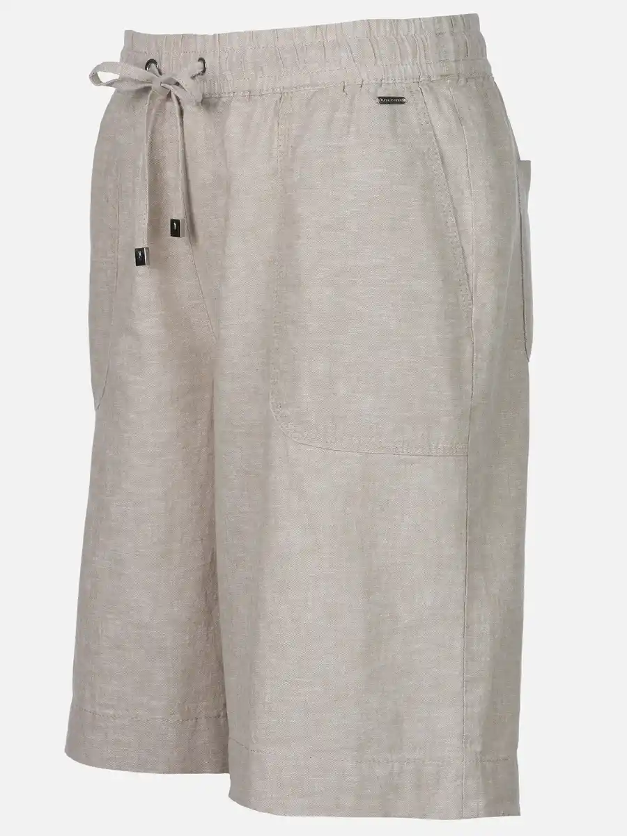 Bild 3 von Damen Leinenshorts Weiß