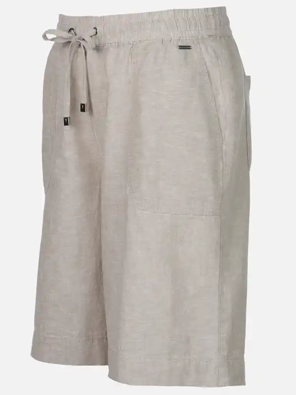 Bild 3 von Damen Leinenshorts Weiß