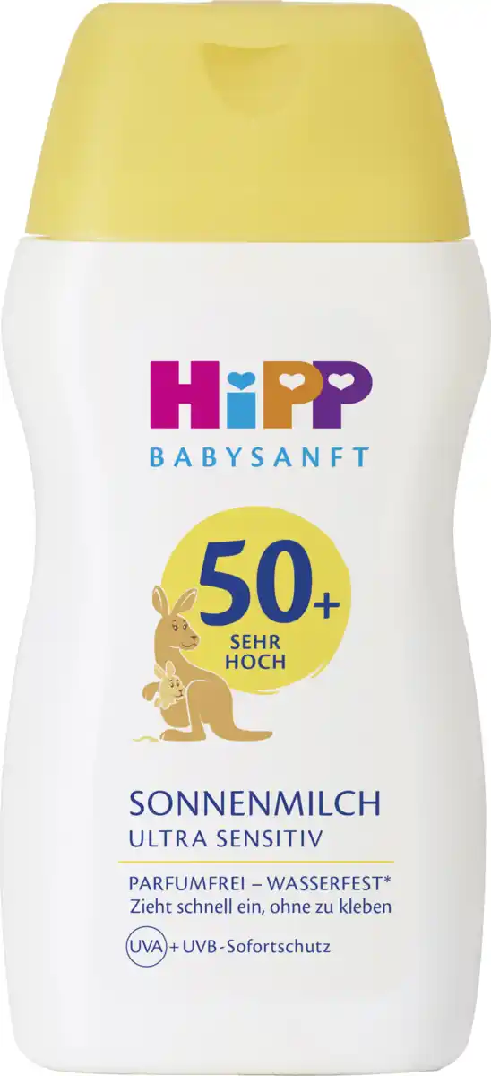 Bild 1 von HiPP Babysanft Sonnenmilch LSF 50+, 50 ml