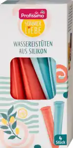 Profissimo Wassereistüten aus Silikon Sommerliebe, 4 St